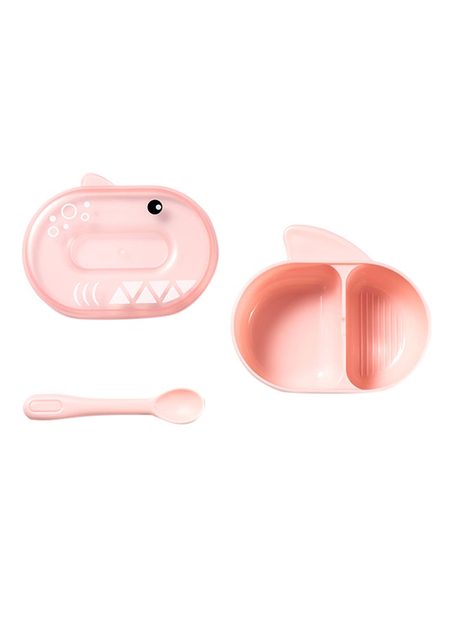 LuQu Premium Quality Material Shark Shaped Feeding Bowl With Spoon, Long-lasting Durable - Image 2