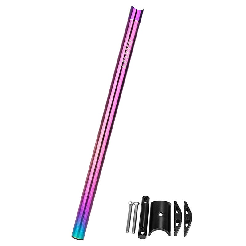 Generic Bicycle Seat Post 33.9 x 600mm Lightweight Aluminum Alloy Seatpost Seat Tube for Folding Bicycle 60*5*10cm  - Image 1