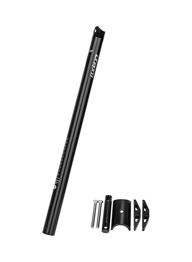 Generic Bicycle Seat Post 33.9 x 600mm Lightweight Aluminum Alloy Seatpost Seat Tube for Folding Bicycle 60*5*10cm  - Image 1