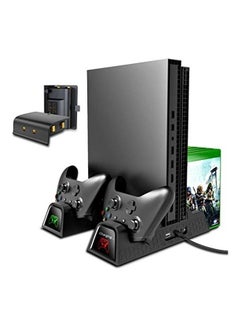 حامل تبريد عمودي متوافق مع جهاز Xbox One X وXbox One S وXbox One