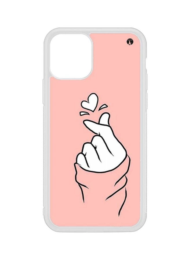 Protective Case Cover For Apple iPhone 11 Pro Pink/White