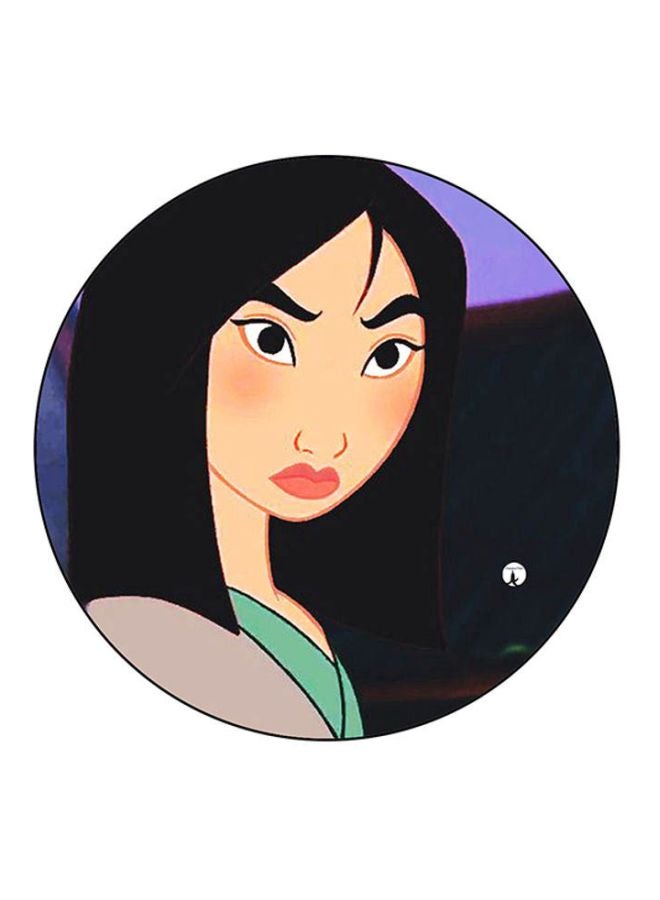 BP Disney Printed Round Mousepad Black/Beige/Purple