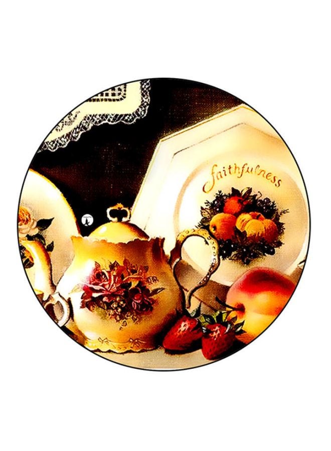 BP Printed Round Mousepad Multicolour