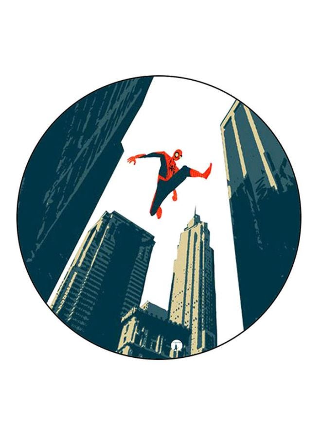 Spiderman Print Mousepad Blue/White/Red