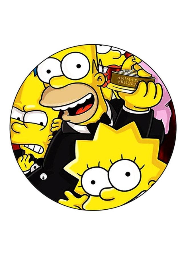 BP The Simpsons Printed Mousepad Yellow/Black