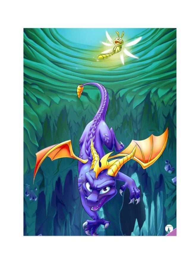 BP Spyro Printed Mousepad Green/Purple/Orange