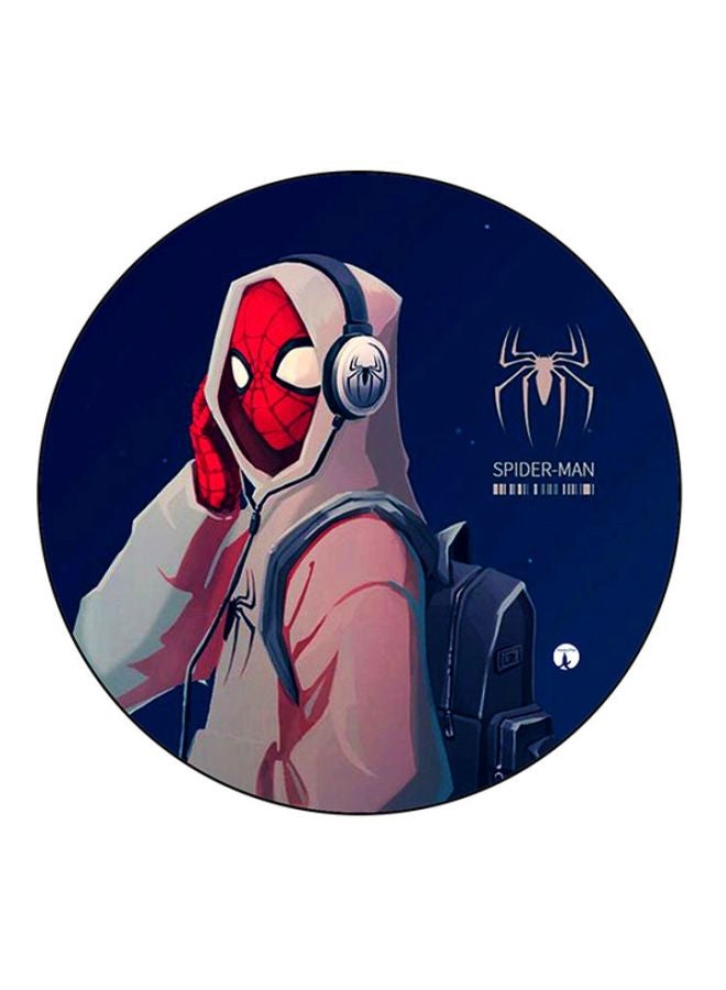 بي بي لوحة ماوس دائرية مطبوع عليها رسمة شخصية سبايدرمان متعدد الألوان