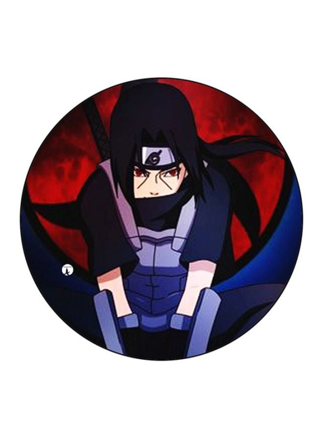 BP Printed Round Mousepad Blue/Red/Purple