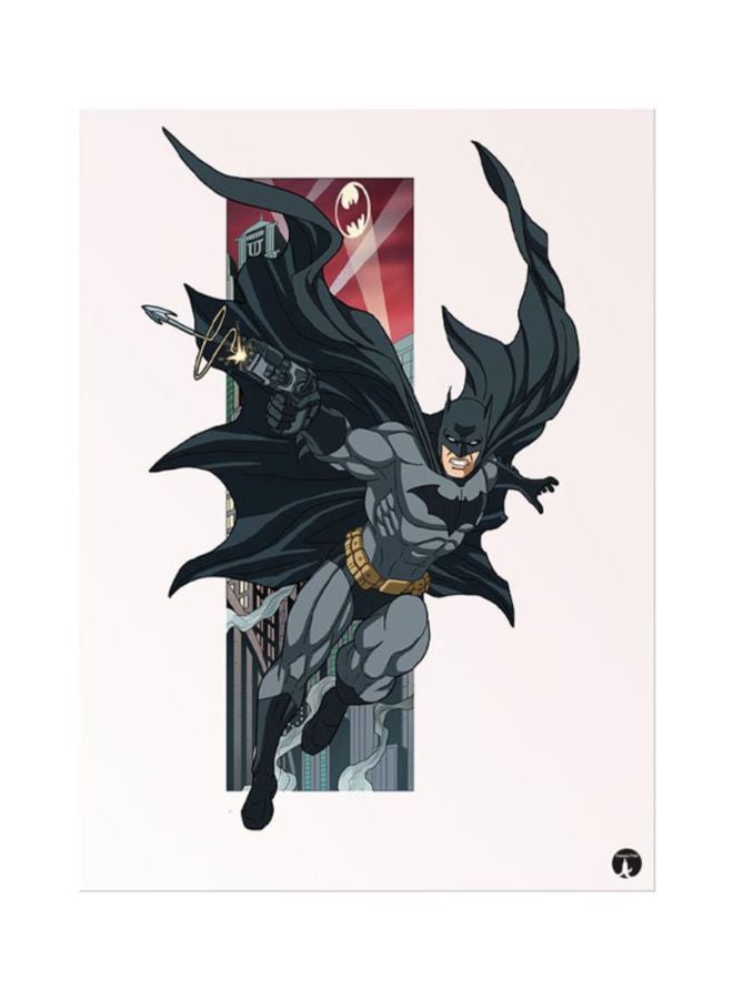 Batman Printed Mousepad Grey/Red/White