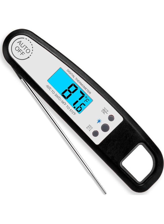 Instant Reading Food Thermometer Black 17x3x5cm - Image 2