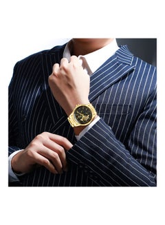 Generic 629F TEVISE men's mechanical watch room gold black  - Image 3
