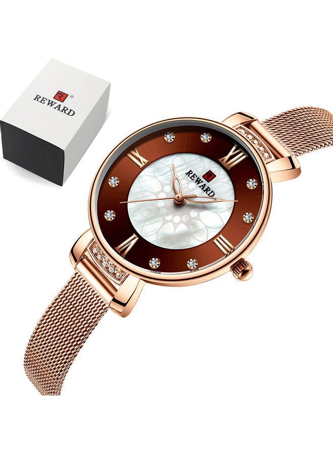 Rd228l-h REWARD watch rD228L-H Rose coffee noodle belt  - Image 1