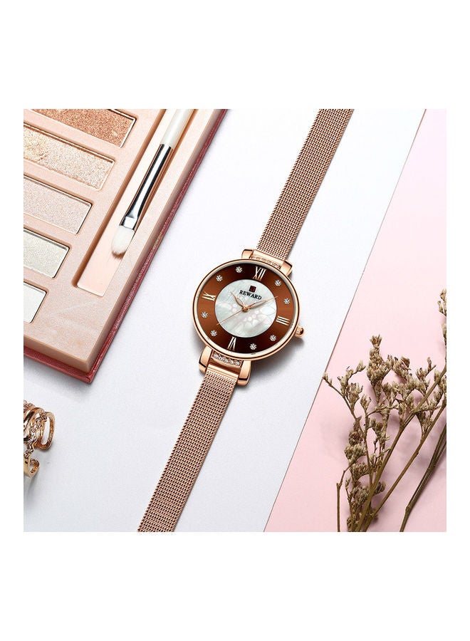 Rd228l-h REWARD watch rD228L-H Rose coffee noodle belt  - Image 3