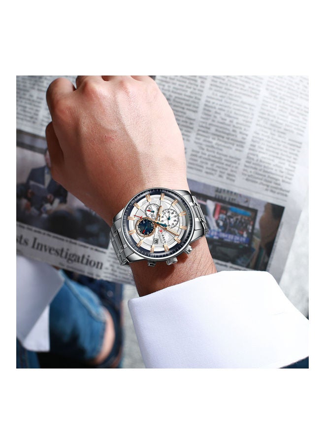 كارين ساعة يد كرونوغراف معدنية J4394S1-KM - Image 3