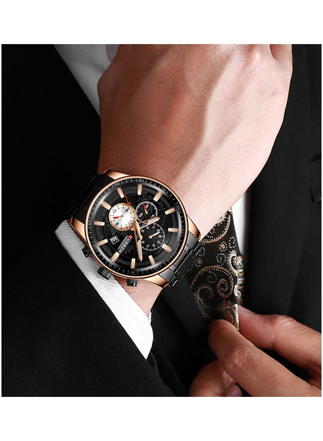 Men's Curren/ Karin 8362 men's watch black band black shell black face - Image 3