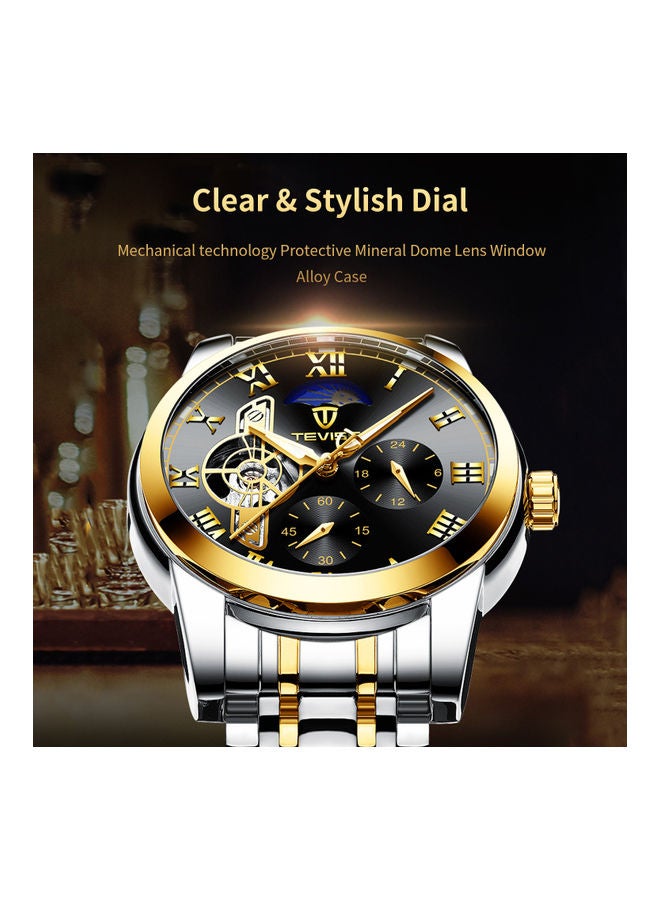 Generic - Tevise Skeleton Noctilucent Automatic Mechanical Men Watch - Image 1