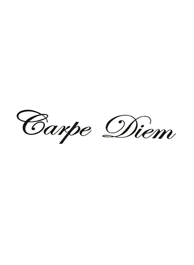 Fashion Letter Printed Carpe Diem Reflective Waterproof Vehicle Decal Sticker - Image 1