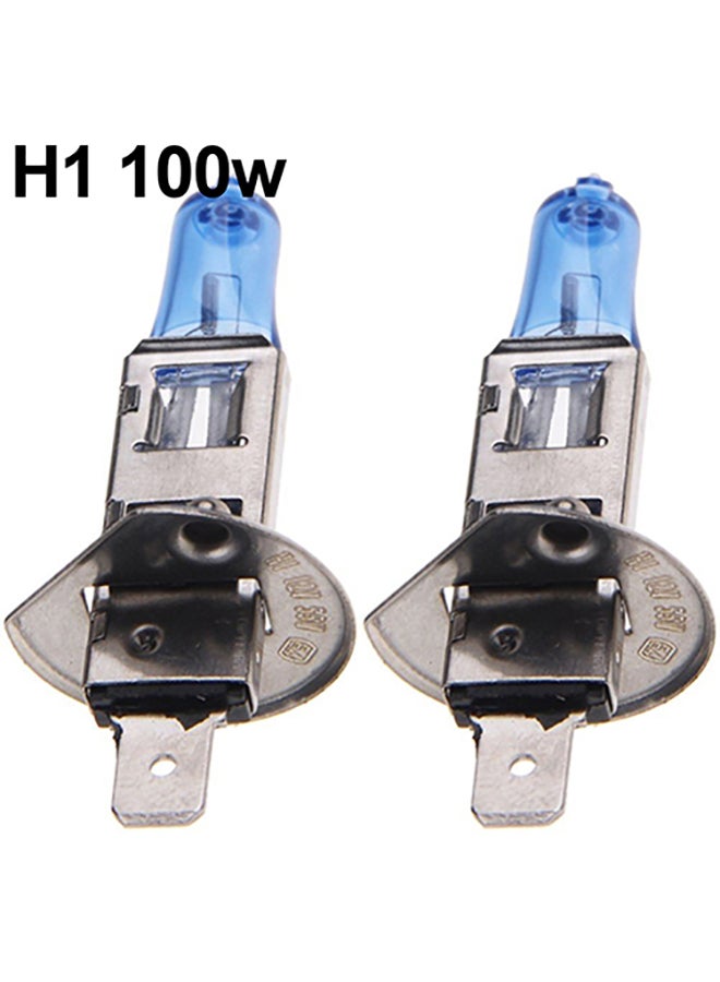 Generic 2Pcs H1/H4/H7 55W/100W Xenon Gas Halogen Headlight White Lamps 12V 5000K Bulbs  - Image 2
