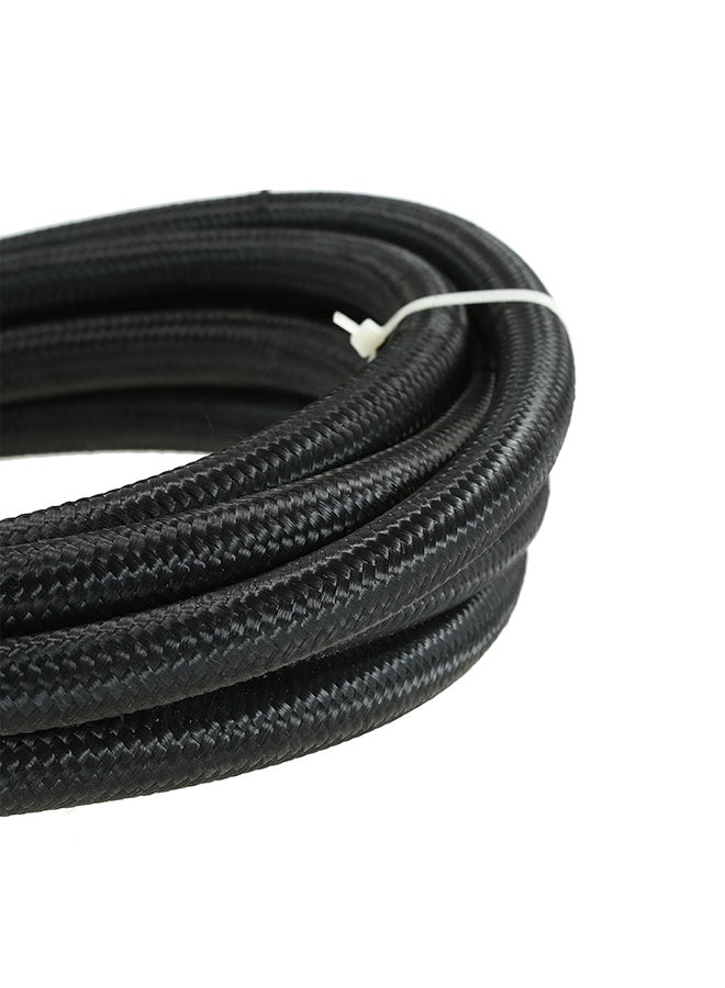 Generic - AN-10 AN10 Nylon Braided Fuel Hose Oil Cooler Hose 1M Black - Image 1