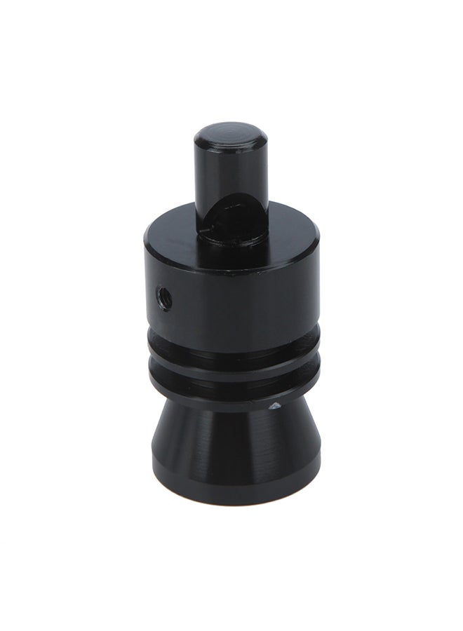 Generic - Turbo Sound Whistle Exhaust Pipe Tailpipe Blow-off Valve Aluminum Size L Black - Image 1