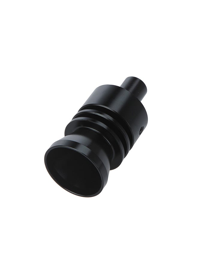 Generic - Turbo Sound Whistle Exhaust Pipe Tailpipe Blow-off Valve Aluminum Size L Black - Image 1