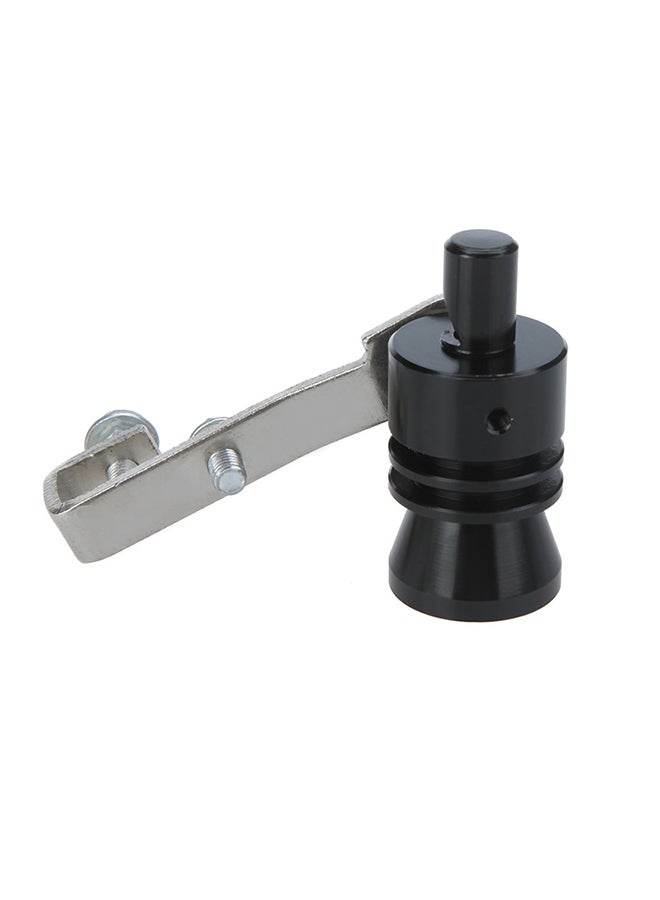Generic - Turbo Sound Whistle Exhaust Pipe Tailpipe Blow-off Valve Aluminum Size L Black - Image 1