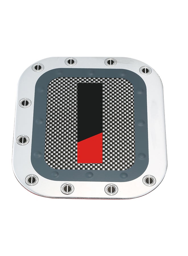 Generic Car Fuel Cap Aluminum Square Oil-box Exterior Sticker Replacement for Toyota Land Cruiser FJ60  - Image 4