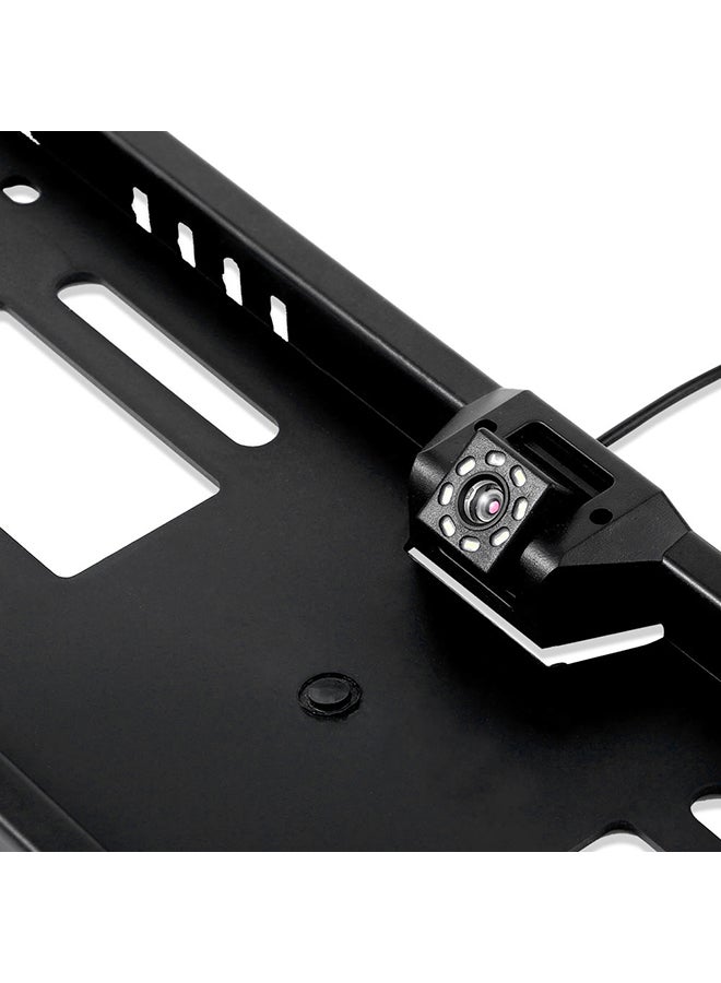Generic European License Plate Frame CCD HD Car Rear View Camera Backup Reverse Camera with 8-LED Night Vision  - Image 4