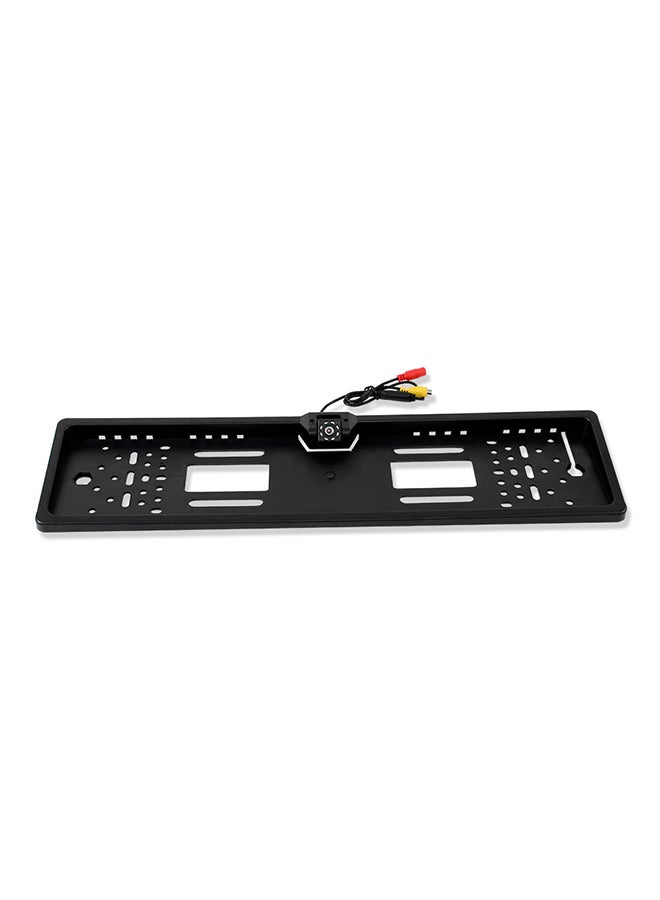 Generic European License Plate Frame CCD HD Car Rear View Camera Backup Reverse Camera with 8-LED Night Vision  - Image 3