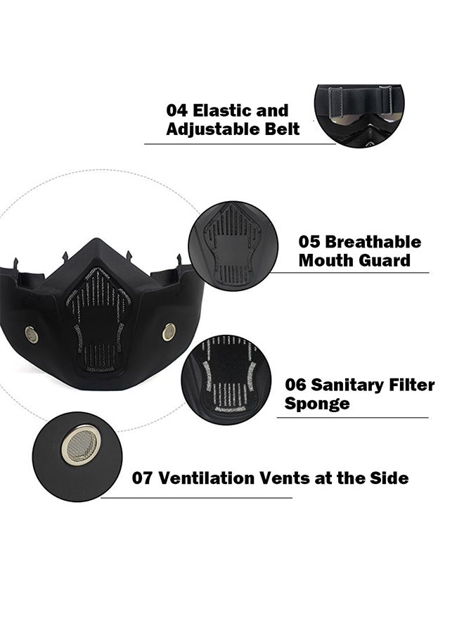 Motorcycle Cross Country Mask Tactical Goggles Windproof Sand-proof Breathable Riding Outdoor Sports Mirror Glasses - Image 4