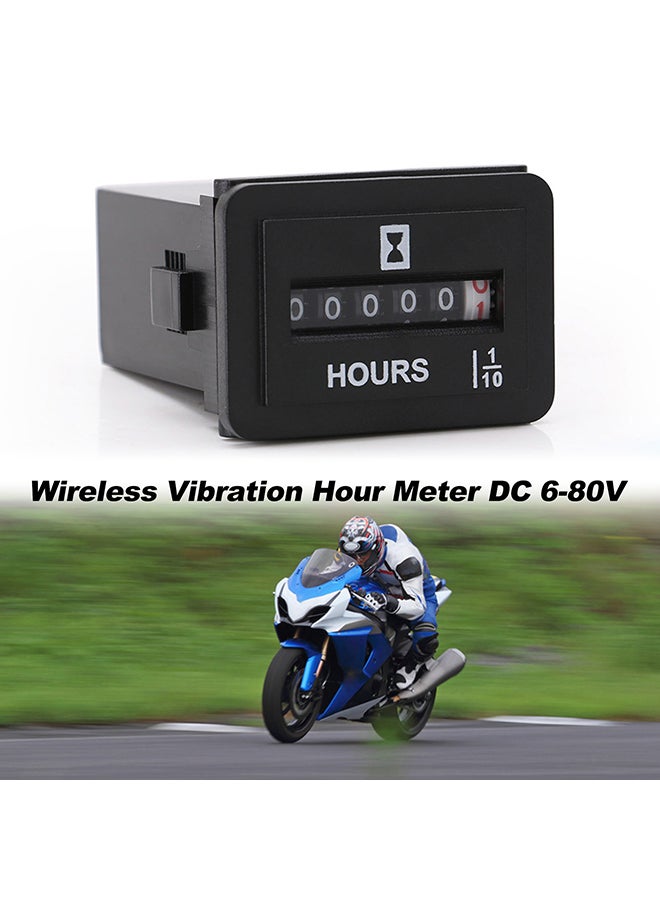 Wireless Vibration Hour Meter with LCD Display for Gas Diesel Engine Motors Lawn Mower Air Compressor