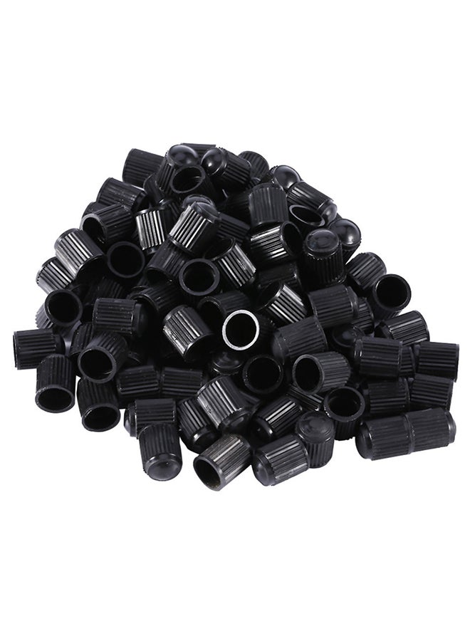 Generic 100PCS Black Plastic Auto Car Bike Motorcycle Truck Wheel Tire Valve Stem Caps  - Image 4