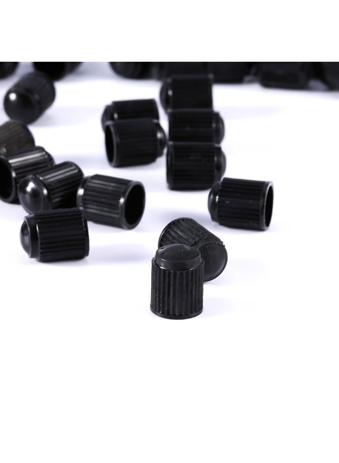 Generic 100PCS Black Plastic Auto Car Bike Motorcycle Truck Wheel Tire Valve Stem Caps  - Image 5