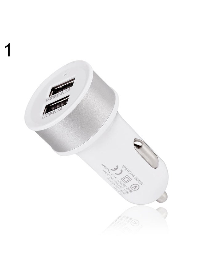 محول شاحن سيارة بمنفذي USB 3.1A لهاتف سامسونج جالاكسي S6 وآيفون 5 و6 و6S - Image 1