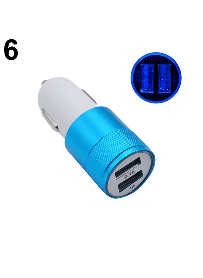 LED 5V 2.1A Dual USB Fast Car Charger Adapter for iPhone Samsung Galaxy Tablet