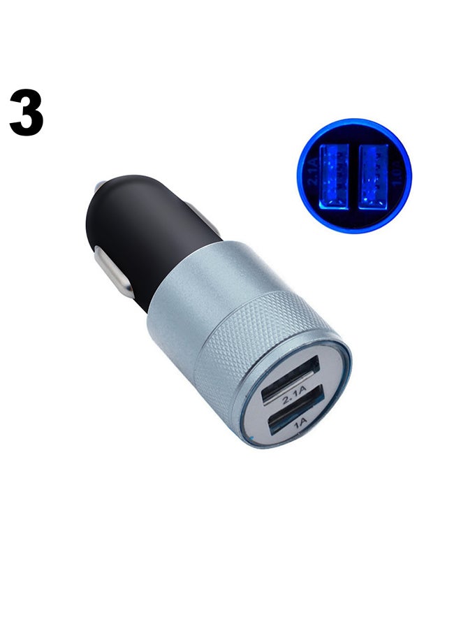 LED 5V 2.1A Dual USB Fast Car Charger Adapter for iPhone Samsung Galaxy Tablet