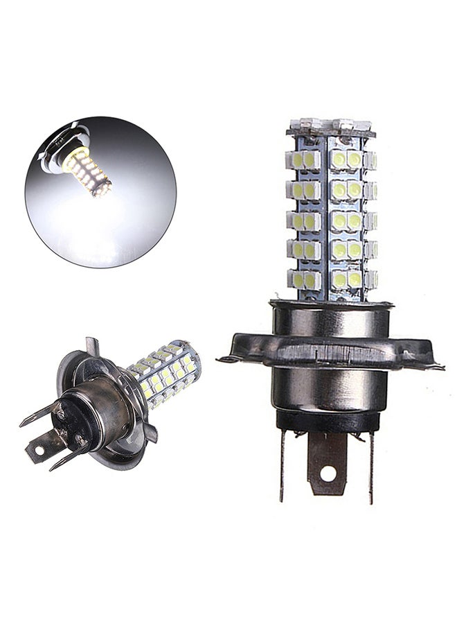 Super Bright LED H4 68SMD 310LM Car Driving Fog Tail Light HeadLight Lamp Bulb - Image 2