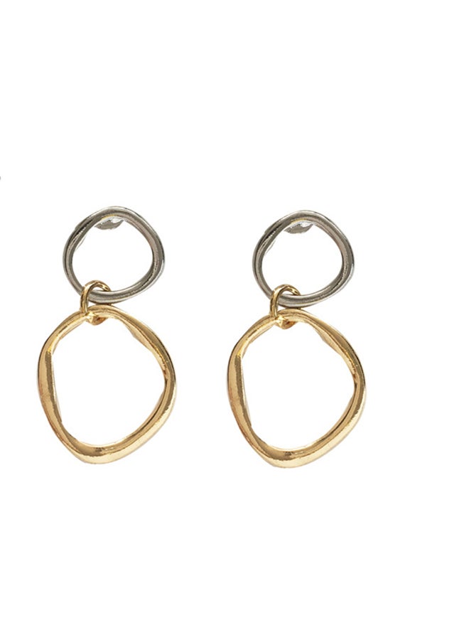 J&J Irregular Geometry Earrings 