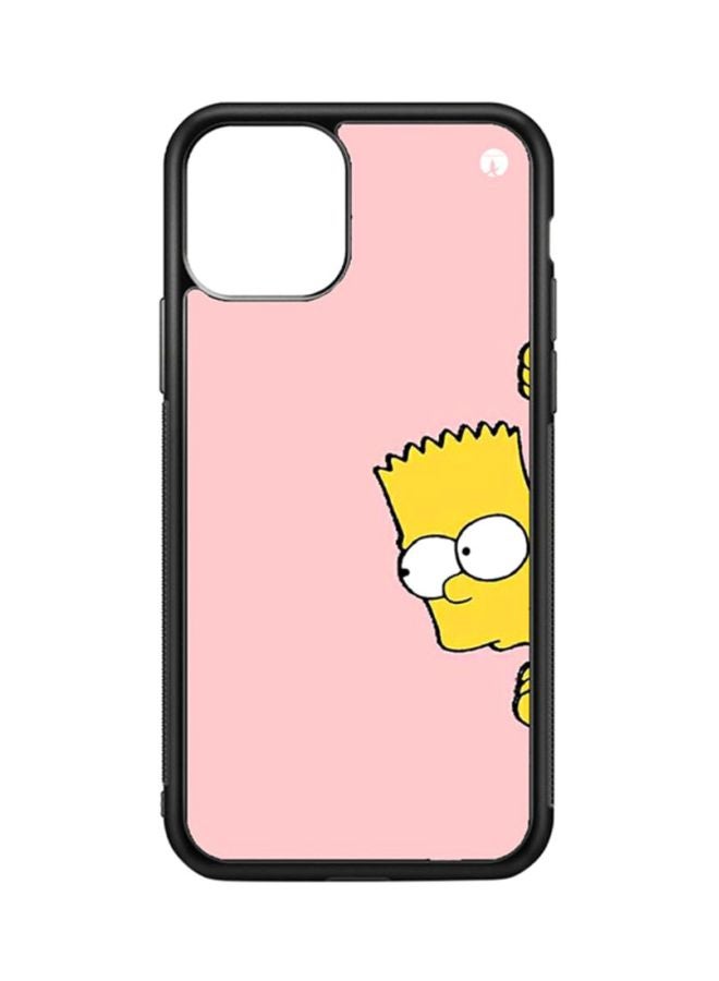 بي بي غطاء حماية واقي لهاتف أبل آيفون 11 برو نمط مسلسل الرسوم المتحركة "The Simpsons"