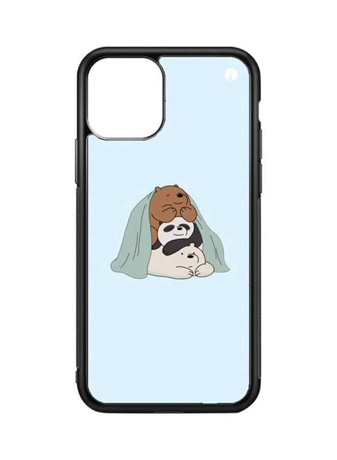 بي بي غطاء حماية واقٍ لهاتف أبل آيفون 11 برو ماكس أزرق / بني / أبيض