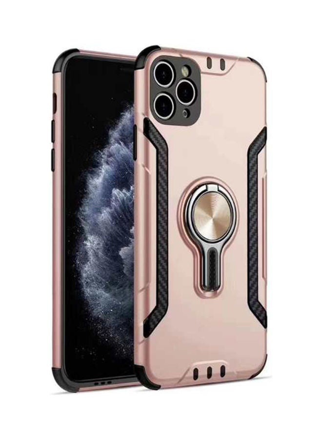 Protective Case Cover With Finger Ring Holder For Apple iPhone 11 Pro Max Rose Gold - Image 1