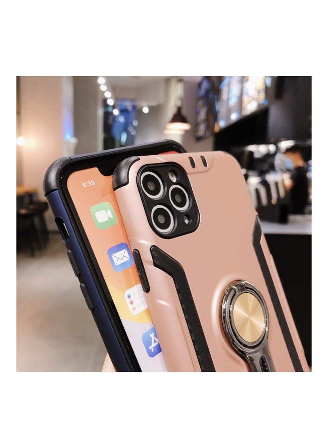 Protective Case Cover With Finger Ring Holder For Apple iPhone 11 Pro Max Rose Gold - Image 2