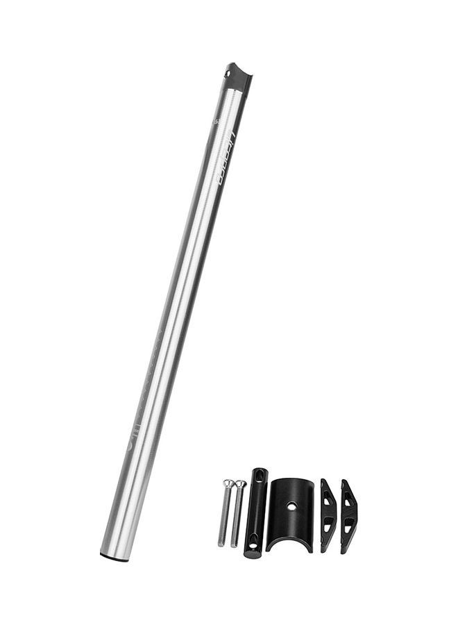 Generic Bicycle Seat Post 33.9 x 600mm Lightweight Aluminum Alloy Seatpost Seat Tube for Folding Bicycle 60*5*10cm  - Image 1