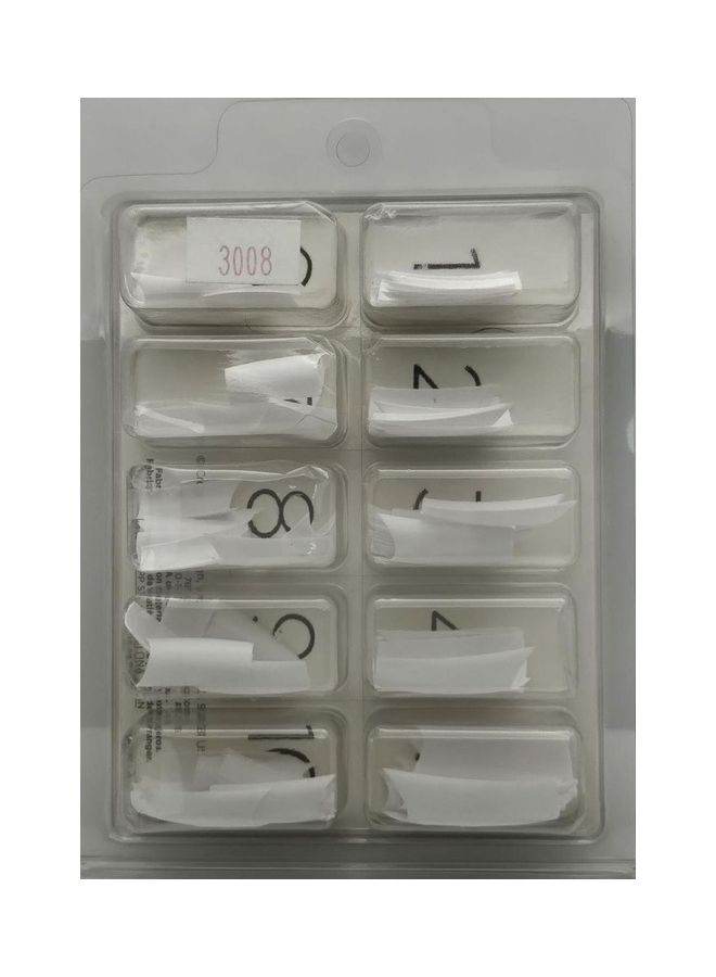CND 100-Piece Nail Tip White