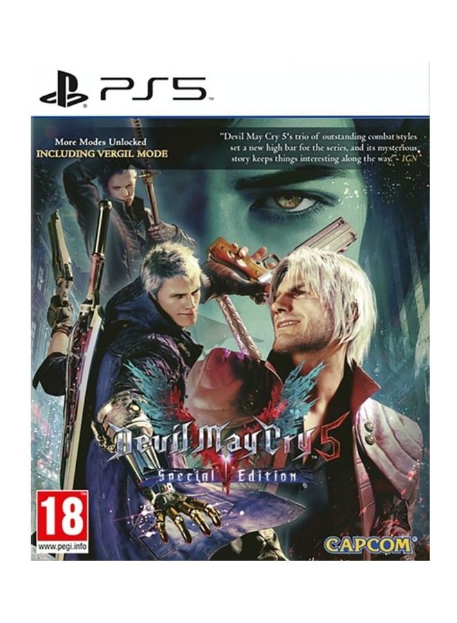 كابكوم لعبة Devil May Cry 5 - (إصدار عالمي) - adventure - playstation_5_ps5 
