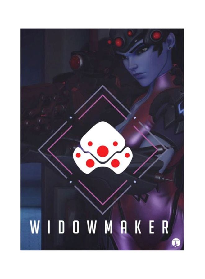 BP Overwatch Printed Mousepad White/Blue/Purple