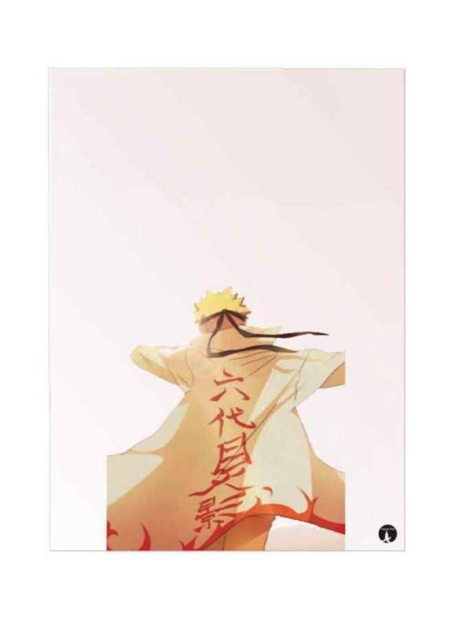BP Naruto Printed Mousepad Beige/Orange/Red