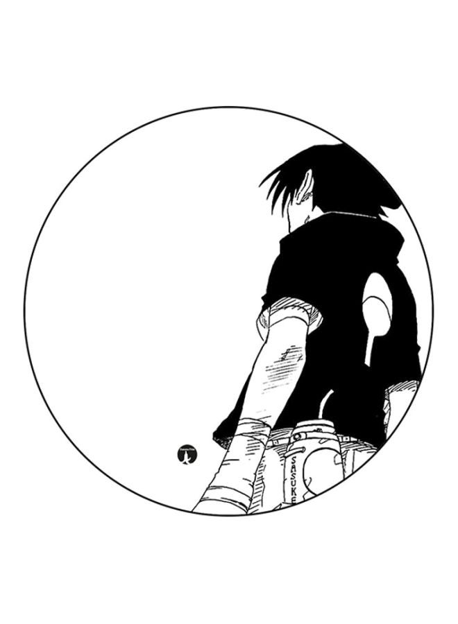 BP Printed Round Mousepad White/Black