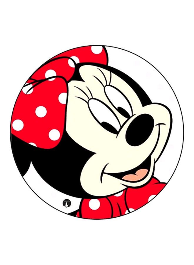 BP Disney Printed Round Mousepad White/Red/Black