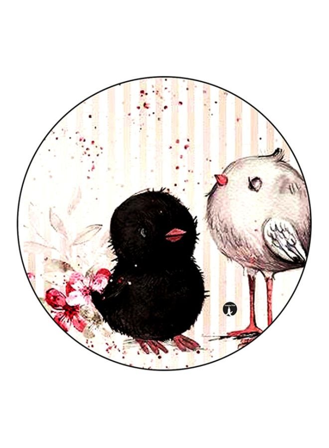BP Birds Printed Round Mousepad Multicolour